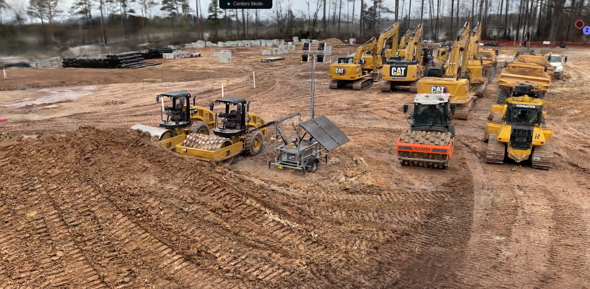 Construction site 3D model